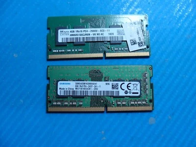 HP 15-da0014dx Samsung+SK hynix 12GB 4GB+8GB Memory RAM SO-DIMM M471A1K43CB1-CRC - Image 1 of 2