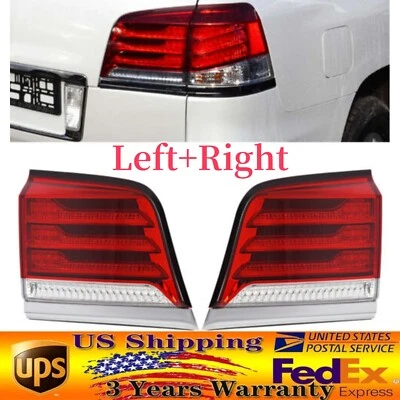 For 2012-2015 Lexus LX570 Left+Right Rear LED Tail Lights Inner Tail Lamps LH+RH Foto 1 de 4