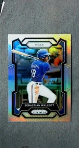 2024 Panini Prizm Silver Prizm #112 Sebastian Walcott Rangers - Picture 1 of 2