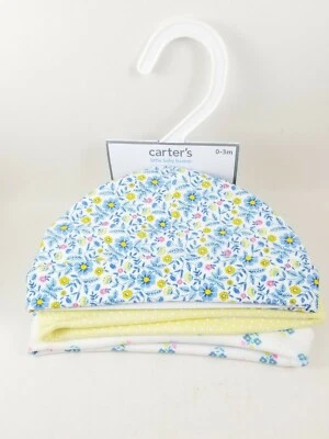 Pack de 3 Sombreros Gorras Carter's Bebé Niña Floral, Lunares, Amarillo Talla 0-3 Meses... Nuevo Foto 1 de 4