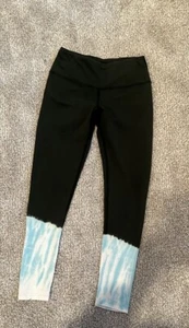 J Jill FIT Damen Leggings Stretch Baumwolle Elasthan olivgrün / Batik Gr. XS - Bild 1 von 8