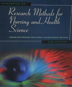 HANDBOOK OF RESEARCH METHODS FOR NURSING AND HEALTH SCIENCE 2nd Edition 2004 - Picture 1 of 2