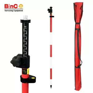 Trimble Type Standard 2.6M Telescopic Prism Pole Rod for Total Station Survey - Picture 1 of 9