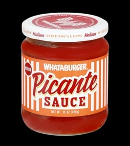 Whataburger Picante Sauce 15oz Jar - Picture 1 of 1