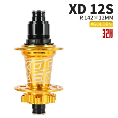 Bujes de casete para bicicleta Buje trasero para bicicleta de montaña 10*135 mm QR 12*142 mm 28/32/36 agujeros Foto 1 de 4