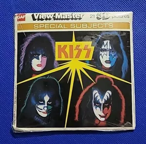 SEALED gaf K71 KISS Rock Music Band Special Subjects view-master 3 Reels Packet - Picture 1 of 2