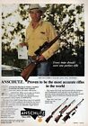 1986 Anschutz 1422D Custom Rifle Original Color Print Ad