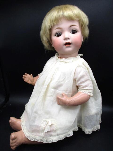 SOLD Antique DEP Size 7 Antique French Bisque Doll, 17.5 IN