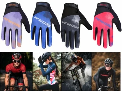 REDRUM Herren Damen Voll Finger Fahrradhandschuhe MTB Fahrrad Handschuhe MTB - Bild 1 von 4