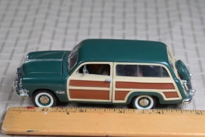 FRANKLIN MINT 1/43 DIECAST 1950 Ford Woody wagon green no box opening doors - Picture 1 of 11
