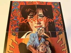 ONLY THE POSTER BOOKLET 2 SIDED CORRUPTION BLU-RAY NO DISCS GRINDHOUSE - Picture 1 of 4