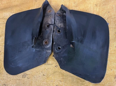 86 Saab 900 3dr Hatchback Front Mud Flap Set Flaps Splash Guard FREE SHIP B63 - Image 1 of 4
