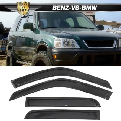 Juego de 4 viseras de ventana para Honda CRV 97-01 Foto 1 de 4