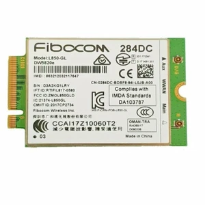 OEM Dell DW5820e Fibocom L850-GL 4G LTE/WCDMA 4G WWAN Card Module - 284DC RJH88 - Bild 1 von 1
