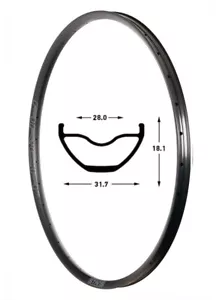 NUEVO - Llanta de disco Stan's Arch S2, 27,5", 32 orificios - Imagen 1 de 5