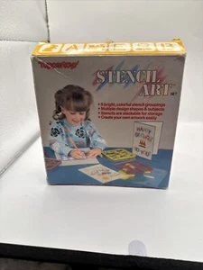 (1 Set) Vintage Tupperware TUPPERTOYS Stencil Art Complete Set Of 8 Used - Picture 1 of 9