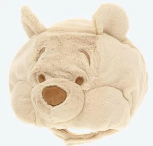 Japan Tokyo Disney Resort Ears Pooh limited Fluffy Winter Cap Hat Funcap New JP - Picture 1 of 14