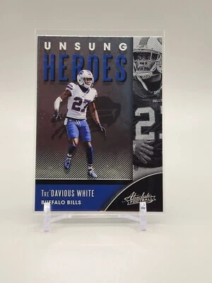 Tre'Davious White 2020 Absolute #UH-TW Unsung Heroes Insert - Image 1 of 2