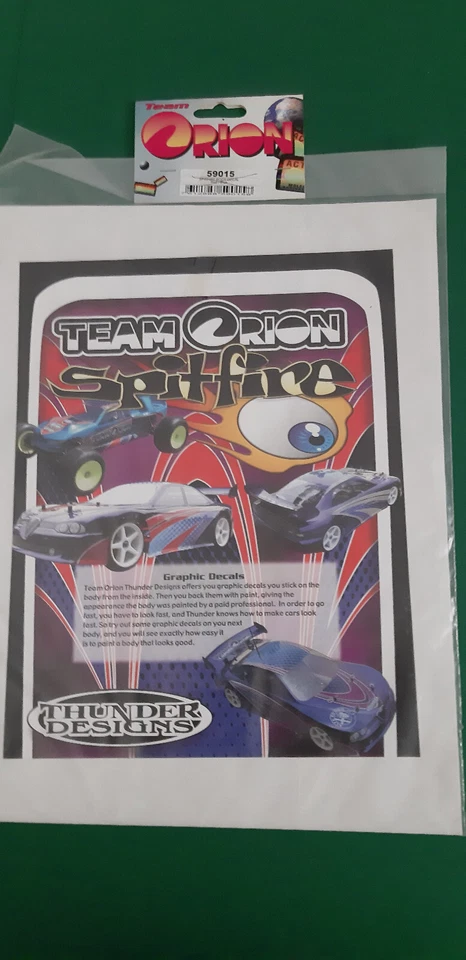 Carson Dekorbogen Team Spitfire Thunder Desighns 11515 - Bild 1 von 1