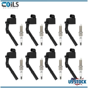 Ignition Coils & Spark Plugs Set For Mercedes-Benz ML350 SLK350 C300 CLS550 3.5L - Picture 1 of 12