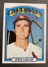1972 TOPPS #420 STEVE CARLTON Ex Centered HOF PHILADELPHIA PHILLIES  Cardinals