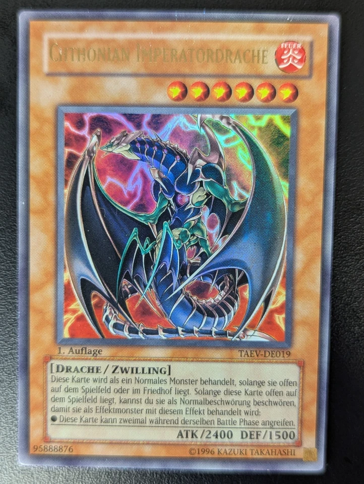 Chthonian Imperatordrache TAEV-DE019 Ultra Rare Deutsch NM YUGIOH - Bild 1 von 1