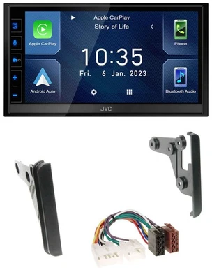 JVC DAB Bluetooth MP3 USB 2DIN Autoradio für Toyota Highlander Matrix RAV 4 - Bild 1 von 4