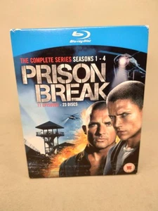 PRISON BREAK THE COMPLETE SEASONS 1-4 & THE FINAL BREAK REGION A & B BLU RAY SET - Picture 1 of 16