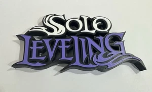 Decorative Solo Leveling logo Sign Display Anime Pops Manga - Picture 1 of 4