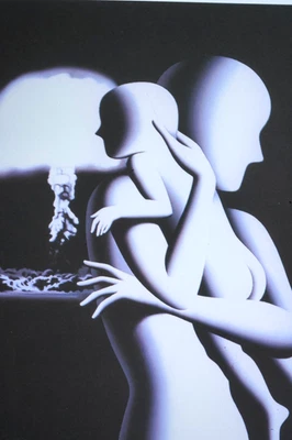 KOSTABI Lithographie 70x50 cm limitiert, handsigniert , Prägestempel! - Bild 1 von 3