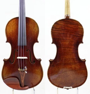 1 Pc Back !Stradivari 1716 Messiah Violin 4/4 Copy ! #8488 - Picture 1 of 6