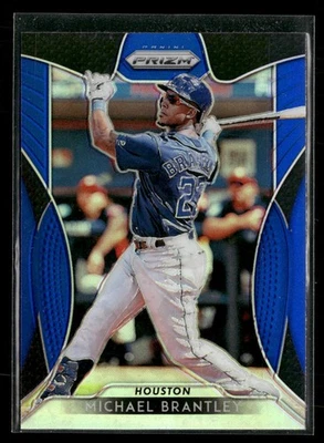 Panini Prizm #51 2019 Michael Brantley Blue Prizm Foto 1 de 2