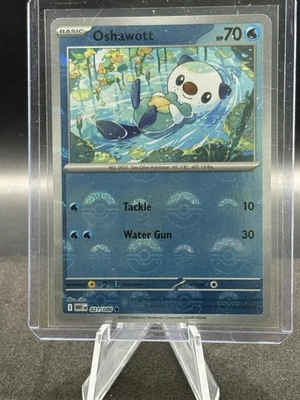 Oshawott (Master Ball Reverse Holo) C 021/086 White Flare Pokemon English  - Image 1 of 2
