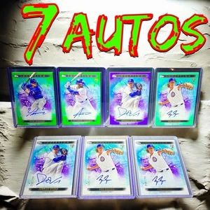 (7) 2024 Topps Inception Baseball Autos Chicago Cubs Rookies + Nico ALL NUMBERED - Picture 1 of 6