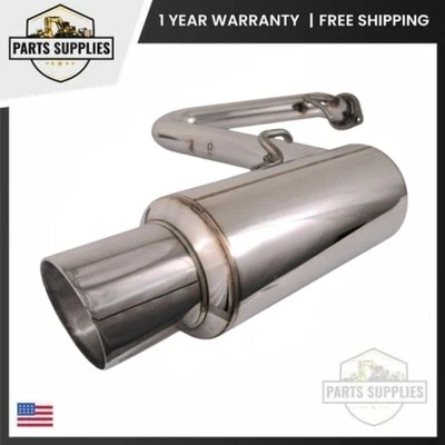 Sistema de exaustão traseiro eixo SES2110 polido para Scion tC 2.4 L 2005-2010 - Imagem 1 de 3