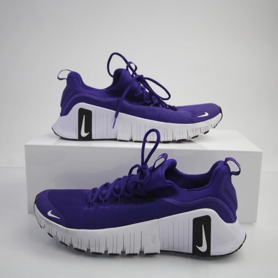 Zapatos de entrenamiento cruzado Nike Free Metcon para hombre púrpura/blanco usados Foto 1 de 1