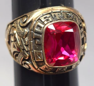 Josten’s Salesman Sample or Service Ring in 10K Gold, Size 11.5, 22.8 Grams - Picture 1 of 11