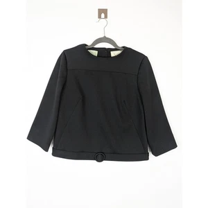 Vintage Pullover Nardis of Dallas Union Made Classic Jackie O schwarz Größe 14 - Bild 1 von 10