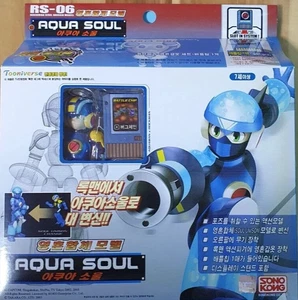 TAKARA Rockman EXE (Mega Man)  AQUA SOUL Action Figure & chip (RS-06) - Picture 1 of 3