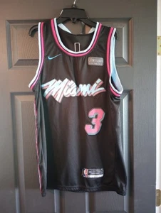 Dwyane Wade Jersey Mens Large Nike Miami Vice Heat Swingman City Edition NBA 44 - Picture 1 of 7