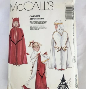 SEWING PATTERN Halloween Costumes Capes Devil Angel Frog Prince Adults / Child - Picture 1 of 4