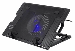 Neu 12-17 Zoll große Laptop Kühlung Cool Pad Lüfter Kühler Cooling 2 USB LED 886 - Bild 1 von 6