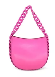 BC Handbags Fuchsia Faux Vegan Leather Shoulder Crossbody Bag New - Picture 1 of 1