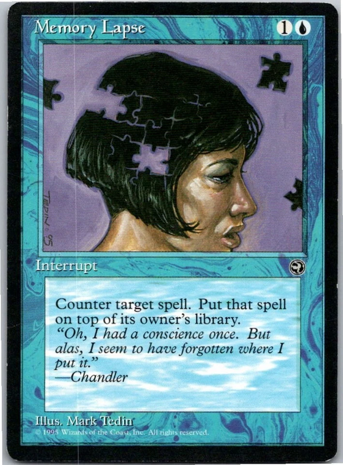 Magic the Gathering Memory Lapse Jigsaw Homelands x1 MTG Free Shipping! - Image 1 of 1