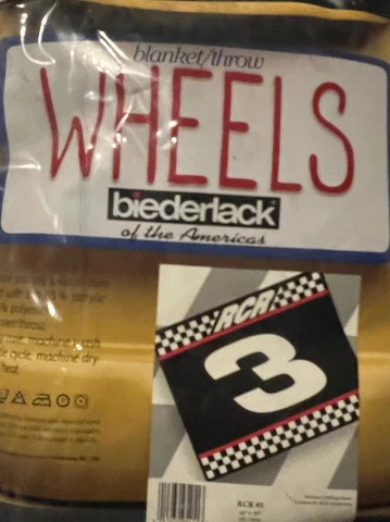 Vintage Dale Earnhardt #3 Blanket Richard Childress Racing USA 60x50 NASCAR Cover