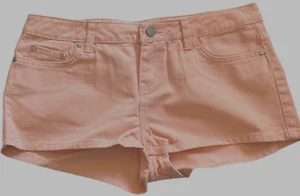Insight Women 51 Low Rider Denim Shorts Light Peach Size 6 - Picture 1 of 7