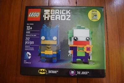 Sealed Lego BrickHeadz Batman & The Joker - 2016 SDCC Exclusive #51 - Image 1 of 4