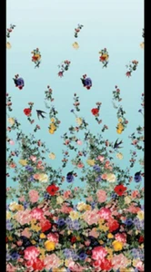 #DESIGNERS GUILD CHRISTIAN LACROIX FABRIC VUELTA PANEL MULTI FCL004 147CM X300CM - Picture 1 of 7