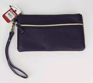 MUNDI Women’s Wristlet Blue Pouch Wallet Women’s Accessories - Picture 1 of 3