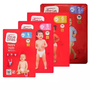 Pantaloni pannolini Little Ones tutte le taglie - pannolini stile pull-up - confezione sfusa - Foto 1 di 10